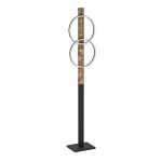 Eglo Gulvlampe Boyal Stål Sort, Rusten 24W 3400lm - 830 Varm Hvid