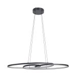 Eglo Pendel Lampe Gianella Stål Sort 38W 4400lm - 830 Varm Hvid | Dæmpbar