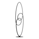 Eglo Gulvlampe Gianella Stål Sort 38W 4400lm - 830 Varm Hvid