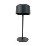 Eglo Bordlampe Roccanova Solar Stål Sort 2W 270lm - 830 Varm Hvid | IP44 - Berøringsdæmpbar - USB-C