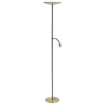 Eglo Gulvlampe Conivarino Stål Brushed Messing, Sort 30.5W 3150lm - 827 Ekstra Varm Hvid | Dæmpbar