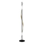 Eglo Gulvlampe Conaprato Stål Brushed Messing, Sort 20W 2500lm - 827-840-865 CCT | Dæmpbar
