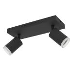 Eglo Connect.Z Smart Loft Spot Melitello-Z Stål Sort 7.4W 1100lm - 827-865 Justerbar Hvid + RGB | Dæmpbar
