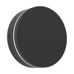 Eglo Vægbelysning Pedersano Aluminium Sort 8W 800lm - 827-840-865 CCT | IP44