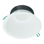 Philips LED downlight Coreline DN142B Aluminium Hvid 19.2W 2300lm 60D - 840 kold hvid | Udsnit 200mm - IP20 - Hvid Reflektor