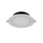 Noxion LED Downlight Hera Flad Forsænket Hvid 9W 900lm 80D - 827-830-840 CCT | 132mm - Udsnit 120mm
