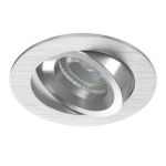 Noxion Forsænket Spot Drome MR16 Vipbar Aluminium | Udsnit 69mm - GU10 sokkel