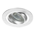 Noxion Forsænket Spot Logic MR16 Vipbar Aluminium | Udsnit 80mm - GU10 sokkel