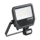 Ledvance LED Projektør Aluminium Sort 41W 6000lm 100D - 840 Kold Hvid | IP65 - Bevægelses- Og Lyssensor - Symmetrisk