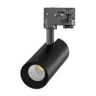 Noxion LED Lysskinner 3-Fase Ecowhite Aluminium Sort 20W 2060lm 36D - 840 Kold Hvid | UGR <19