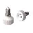 Sokkel Adaptere E14 => GU10 Hvid