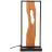Brilliant Bordlampe Chaumont Aluminium Metal Træ Sort 8W 940lm - 830 Varm Hvid