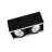 Ledvance LED spot Firkant Multi Vipbar sort-Hvid 2x30W 5400lm 38D - 830 varm hvid | Udsnit 320x160mm