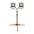 Ledvance LED projektør Arbejdslampe Stativ Mørk grå 2X50W 9000lm 120D - 840 kold hvid | IP65 - symmetrisk