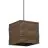 Ledvance Decor Pendel Lampe Firkant Brun | Egnet til 1x E27