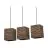 Ledvance Decor Pap Firkant Brun | Egnet til 3X E27