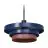 Ledvance LED Pendel Lampe Decor Layers Pendel Lampe Stål Blå | Egnet til 1x E27