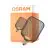 Osram Decor Flad Lamp In Metal Armaturhus LED E27 Special Matt Sort 3.5W 300lm - 827 Ekstra Varm Hvid | Erstatter 25W
