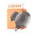 Osram Vintage 1906 LED E27 Globe Filament Smoke 183mm 4W 110lm - 818 Ekstra Varm Hvid | Dæmpbar - Erstatter 12W
