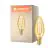 Ledvance Vintage 1906 LED E14 Kerte guld 1.5W 120lm - 824 ekstra varm hvid | erstatter 15W