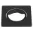 Ledvance Spot Ring Adjust Firkant Sort