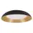 Ledvance LED Loftslampe Orbis Alva Sort og Træ 36W 1600lm - 830 Varm Hvid | Berøringsdæmpbar