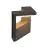Ansell LED Vægbelysning Arco Grafit 11W 643lm - 840 kold hvid | IP54