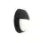 Ansell LED skotlampe Helder Rundt Øjenlåg sort 12W 1058lm - 830-840-865 CCT | 215mm - IP54 