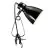 Nordlux Bordlampe Cyclone Clamp Metal Sort | Egnet til 1x E14