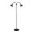 Nordlux Ray Gulvlampe Metal Sort | Egnet til 2x E14