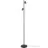 Nordlux Omari Gulvlampe Metal Sort 6.4W 320lm - 827 Ekstra Varm Hvid | Touch Dæmpbar