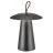 Nordlux Bordlampe Ara Batteri Aluminium Sort 2W 240lm - 830 Varm Hvid | Dæmpbar Touch