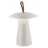 Nordlux Bordlampe Ara Batteri Aluminium Hvid 2W 240lm - 830 Varm Hvid | Dæmpbar Touch