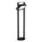 Nordlux Saulio Piedestallampe Aluminium Sort 4.45W 370lm - 830 Varm Hvid | IP44 - Solar