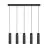 Nordlux Pendel Lampe Tilo Metal Sort | IP20 - Egnet til 5x GU10