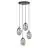 Emibig Pendel Lampe Astral Stål Sort | Egnet til 4x E14 - Max 10W