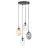 Emibig Pendel Lampe Astral Stål Sort | Egnet til 4x E14 - Max 10W