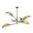Emibig Loftlampe Lotus Stål Sort | Egnet til 6x E14 - Max 10W