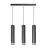 Emibig Pendel Lampe Kibo Stål Sort | Egnet til 3x GU10 - Max 10W