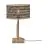 Good&Mojo Bordlampe Java Bambus Brun | Egnet til 1x E27 