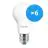 Fordelspakke 6x Philips MASTER Value LED Pære E27 Pære matt 7.8W 1055lm - 927 ekstra varm hvid | bedste farvegengivelse - dæmpbar - erstatter 75W