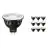 Fordelspakke 10x Philips Master LED Spot GU5.3 MR16 6.7W 440lm 60D - 930 varm hvid | bedste farvegengivelse - dæmpbar - erstatter 35W