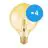 Fordelspakke 4x Ledvance Vintage 1906 LED E27 Guld 4W 410lm - 824 Ekstra Varm Hvid | Erstatter 40W