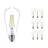 Fordelspakke 10x Philips Corepro LED Pære E27 Edison filament klar 7W 806lm - 827 ekstra varm hvid | erstatter 60W