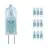 Fordelspakke 10x Osram 64427 Halostar Starlite 2000 GY6.35 20W 12V 928 | ekstra varm hvid - bedste farvegengivelse