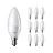 Fordelspakke 10x Philips Corepro LED Kerte E14 matt 5W 470lm - 827 ekstra varm hvid | erstatter 40W