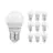 Fordelspakke 10x Noxion Lucent Lustre LED E27 Kugle matt 2.5W 250lm - 827 ekstra varm hvid | erstatter 25W