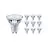 Fordelspakke 10x Philips MASTER Value LED Spot GU10 PAR16 3.7W 270lm 36D - 922-927 Dim To Warm | Bedste Farvegengivelse - Dæmpbar - Erstatter 35W