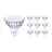 Fordelspakke 10x Philips Master Value LED Spot GU5.3 MR16 5.8W 460lm 60D - 930 varm hvid | bedste farvegengivelse - dæmpbar - erstatter 35W