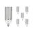 Fordelspakke 6x Ledvance LED Pære HQL LED P E40 90W 13000lm - 840 kold hvid | erstatter 250W
